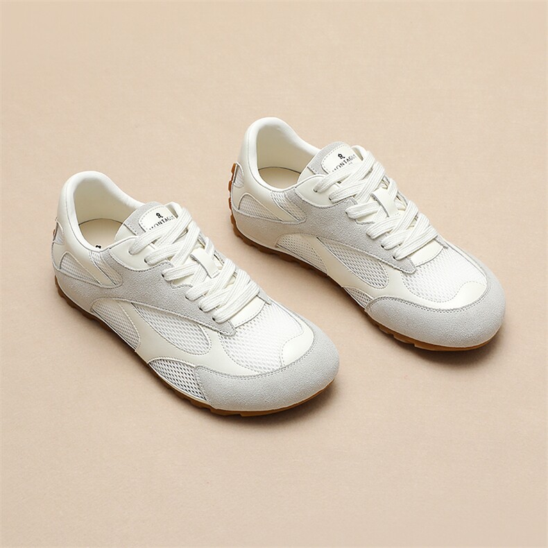 Montagut/梦特娇热风芭蕾风运动鞋新款百搭小白鞋轻便休闲鞋女鞋，女鞋休闲鞋，上品集物