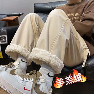 冬季羊羔绒加绒防水防风休闲裤715-6-BX21P55(控78）图片