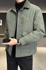 轻薄羽绒服男冬季2025新款口袋拼接翻领男装外套A313-C977-P175，男装羽绒服，电商A313