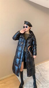 【现货】时尚宽松舒适中长款显瘦羽绒服,女装羽绒服,名怡