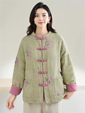 2025冬装新款修身保暖时尚菱形格连帽个性女士棉服外套，女装棉衣/棉服，江忆布依