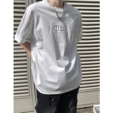 1港风前后钢印字母设计潮大码M-5XL短袖T恤男DT77795特P28控48，男装T恤，星座226-2