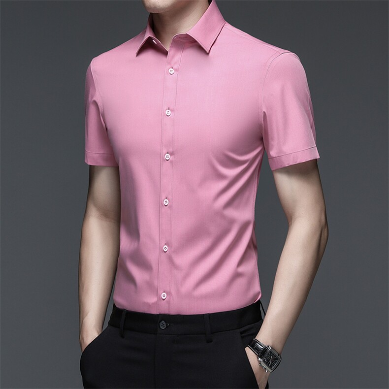 ADd5018钱塘2020-3夏季男士商务休闲精品短袖衬衣P60,男装衬衫,钱塘207-3