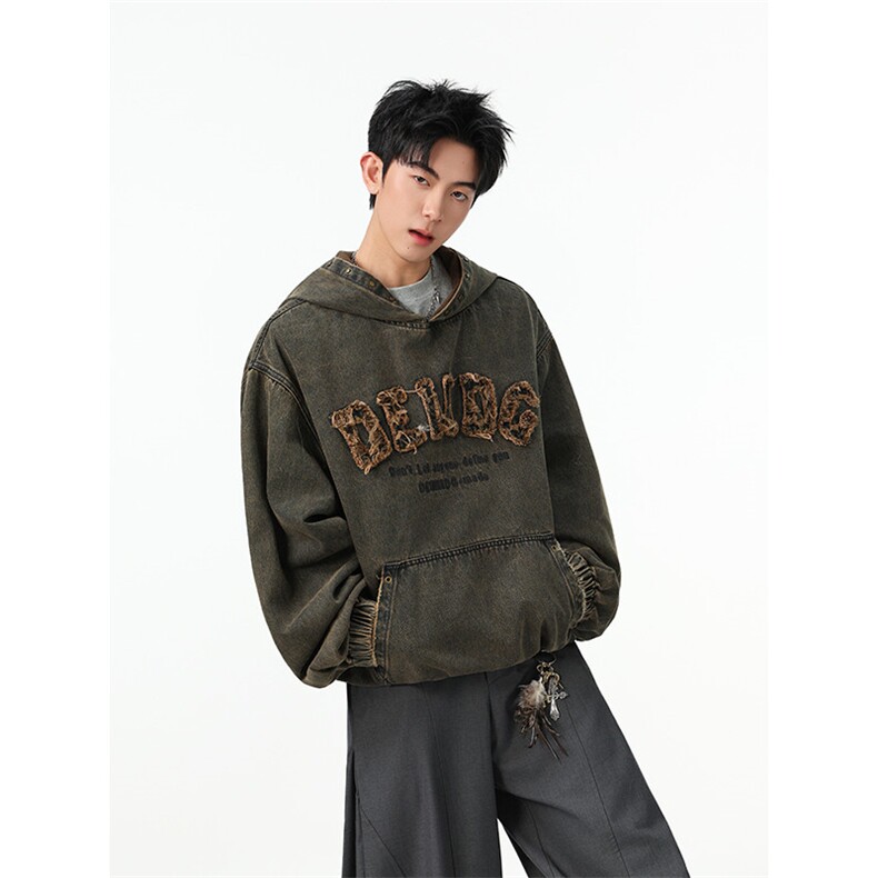 水洗牛仔外套男款春美式痞帅上衣服宽松休闲工装夹克JK1328-P80,男装工装外套,星座1103-3