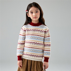 优质100%羊毛儿童针织衫男女童加厚半高领套头毛衣宝宝羊绒打底，童装儿童羊毛衫，初丹羊绒童装
