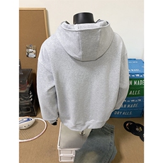 假模主推美式420克重磅忍者半拉链连帽卫衣宽松休闲卫衣D396P78，男装卫衣，电商A335-1（原A458）