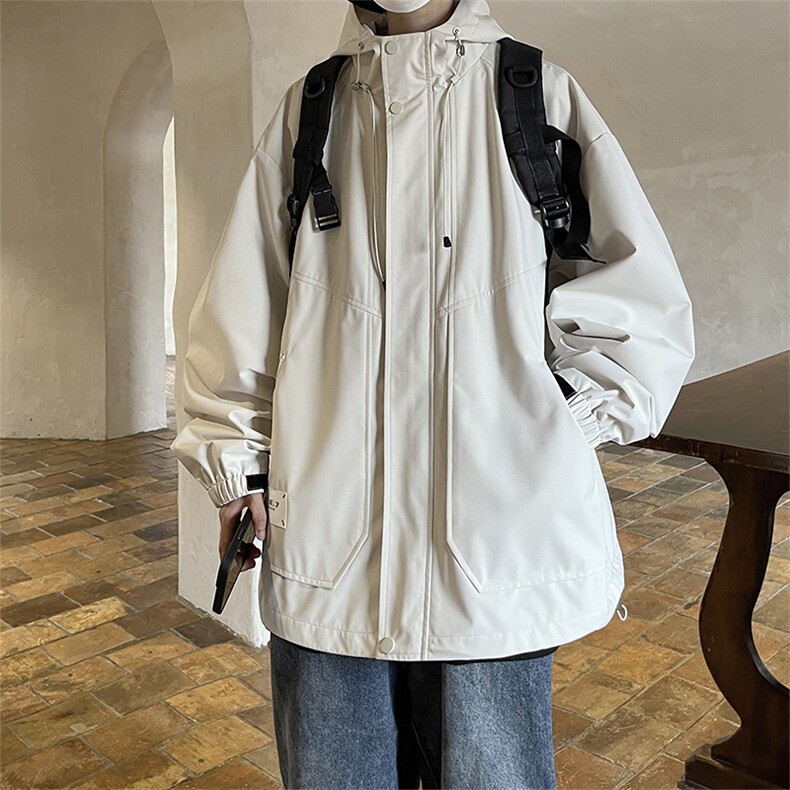 抖音直播品质登山防风多口袋工装冲锋衣外套 XZ301A CFY8801 P80图片