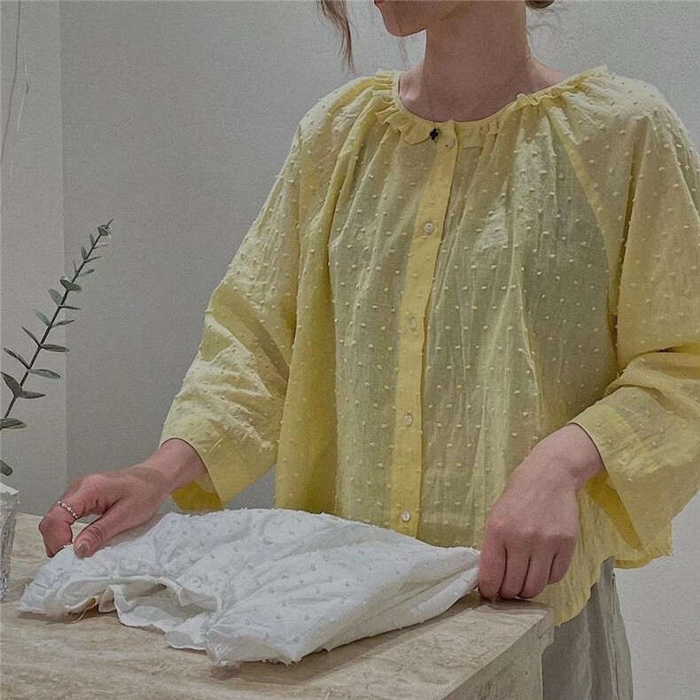 【现货】夏季气质豆豆全面柔软小开衫，女装，Comfort Zone 舒适区