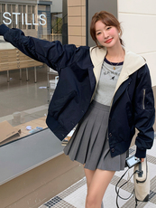 ZB305-9963学院风假两件刺绣小外套-批145控218元，女装短外套，浙宝305