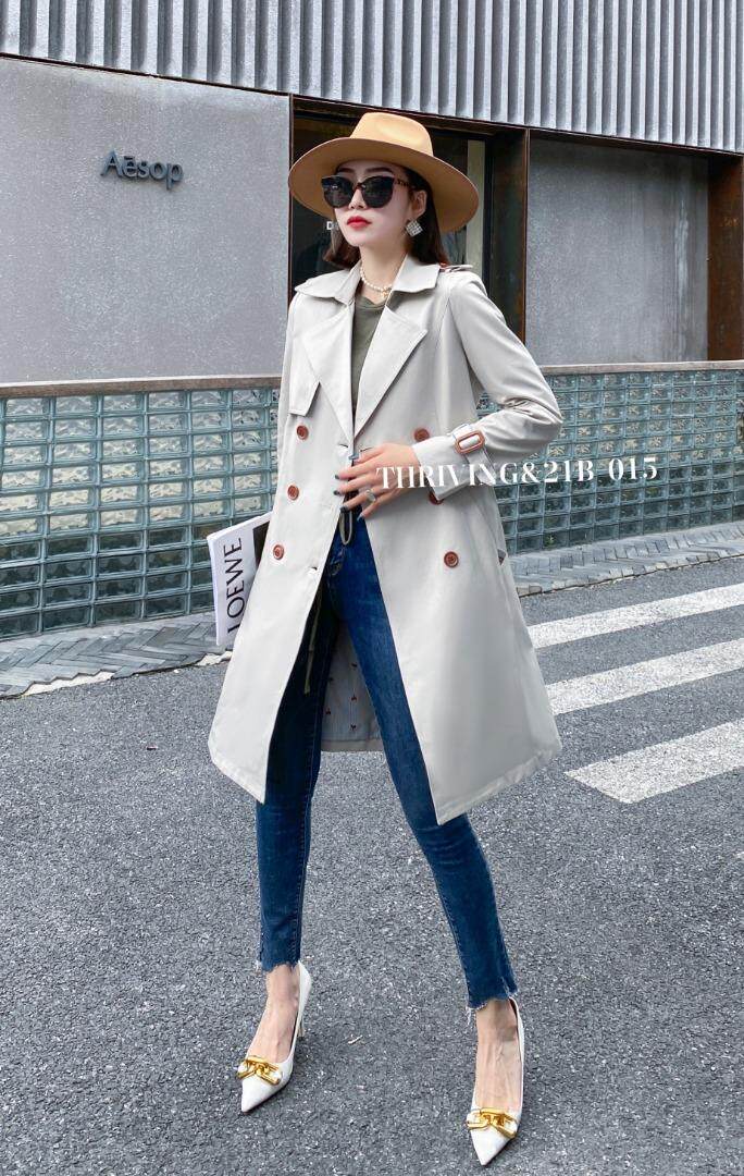 风衣外套，女装风衣，斯瑞威