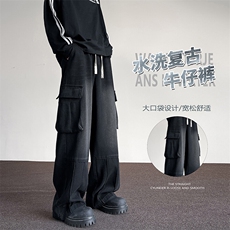 秋冬数据款水洗美式复古工装牛仔裤男休闲裤子-A1158TP55JR65控88，男装牛仔裤，电商B241