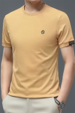 JG23-53男式2023年夏季新款百搭T恤衫男短袖圆领休闲体恤P48，男装T恤，电商B360
