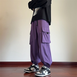 秋冬季美式高街伞兵工装男潮牌休闲裤子送腰带XZ301b-2-CK715P32图片