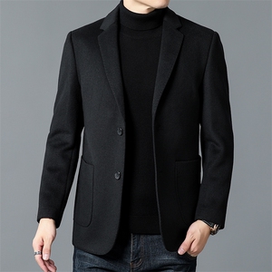 DZ9902钱塘2020-3中年男士商务休闲简约冬季厚款西服外套P205图片