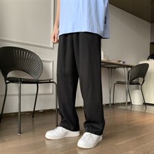 直筒宽松潮流西装拖地长裤垂感阔腿ins潮港风薄款高街K1299-P28，男装休闲裤，星座512-4