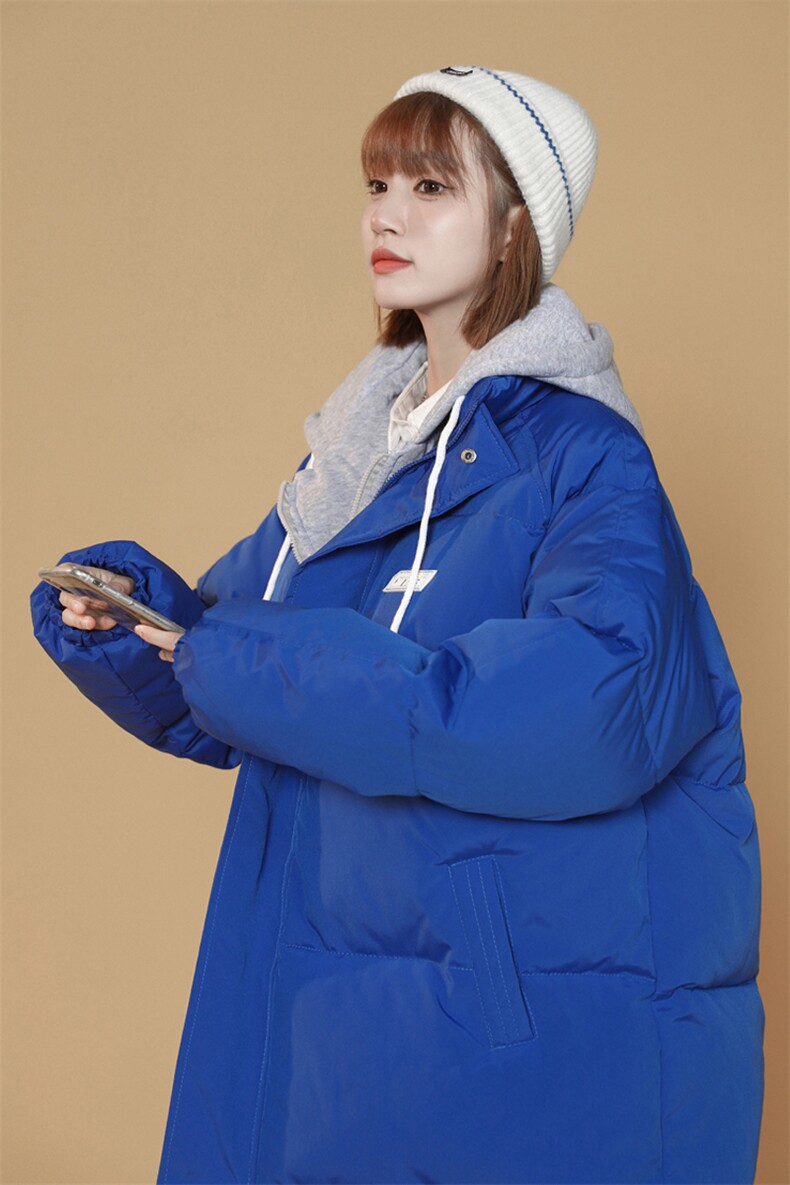假两件棉服连帽棉衣女2025新款面包服情侣棉袄外套3314-P80控118,男装棉衣,星座207