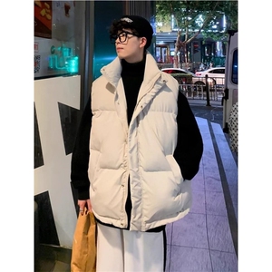 青少年男女棉马甲青春流行背心外套马甲图片