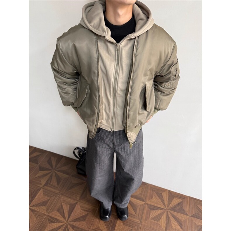 假两件飞行员棉服外套MY707特P98，男装棉衣，星座908-1