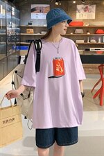 夏季可乐印花情侣三色宽松T恤A071-5504-P25（控38），男装T恤，电商A071