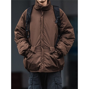 时尚原宿日系简约慵懒牛津防水加厚2200C棉服文艺ins气质潮流新款图片