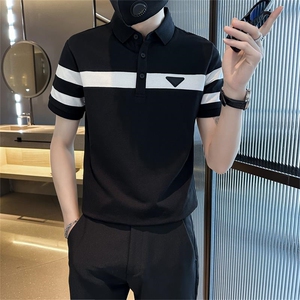 老款持续补单夏季大码短袖T恤翻领高级感Polo衫T0231-特P45图片