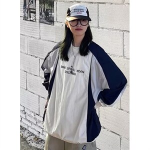 长袖卫衣男春季情侣宽松圆领套头衫学院风百搭休闲上衣男 WWY33图片