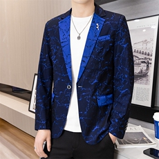 新品韩版休闲潮流时尚帅气修身男士西服单西外套，男装西服，星座613B