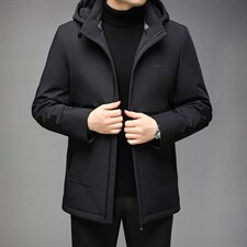 新款冬季脱卸内胆鹅绒羽绒服男冬装拆卸帽爸爸装GSNA2164-P380图片