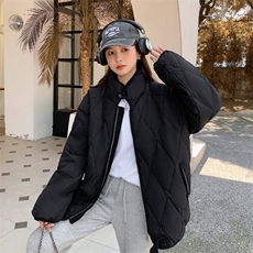 冬季新款美式学生韩系棉服女棉衣菱格棉袄外套oversizeC543-P100，男装棉衣，星座911-2(原星座613-2）
