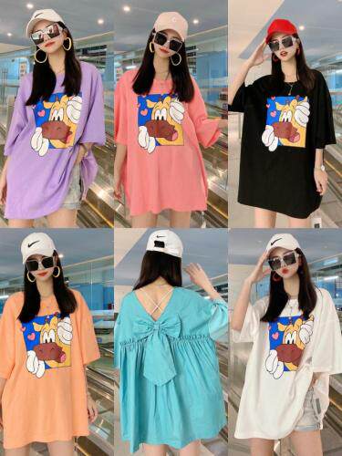 启航夏季两面穿主推懒人T，女装，启航