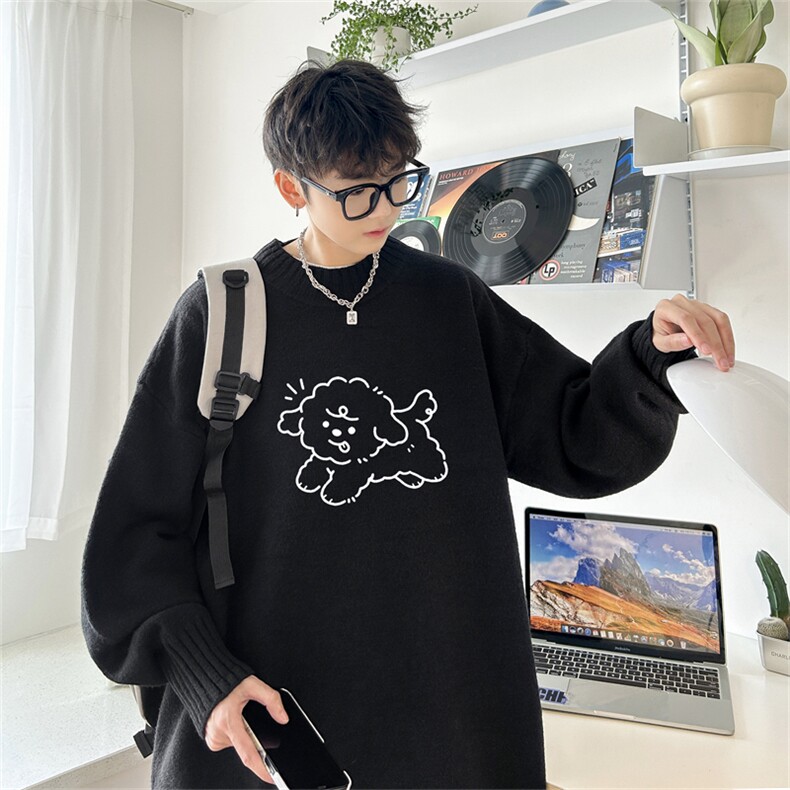 23秋冬季半高领毛衣加绒毛衣针织衫M3357-P45限68加绒55图片