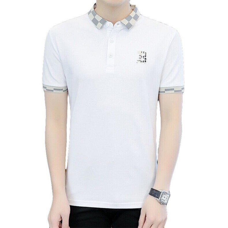 72908-P40翻领POLO男短袖T恤夏季潮牌休闲修身半袖衬衫领英伦,男装T恤,电商D310B-1