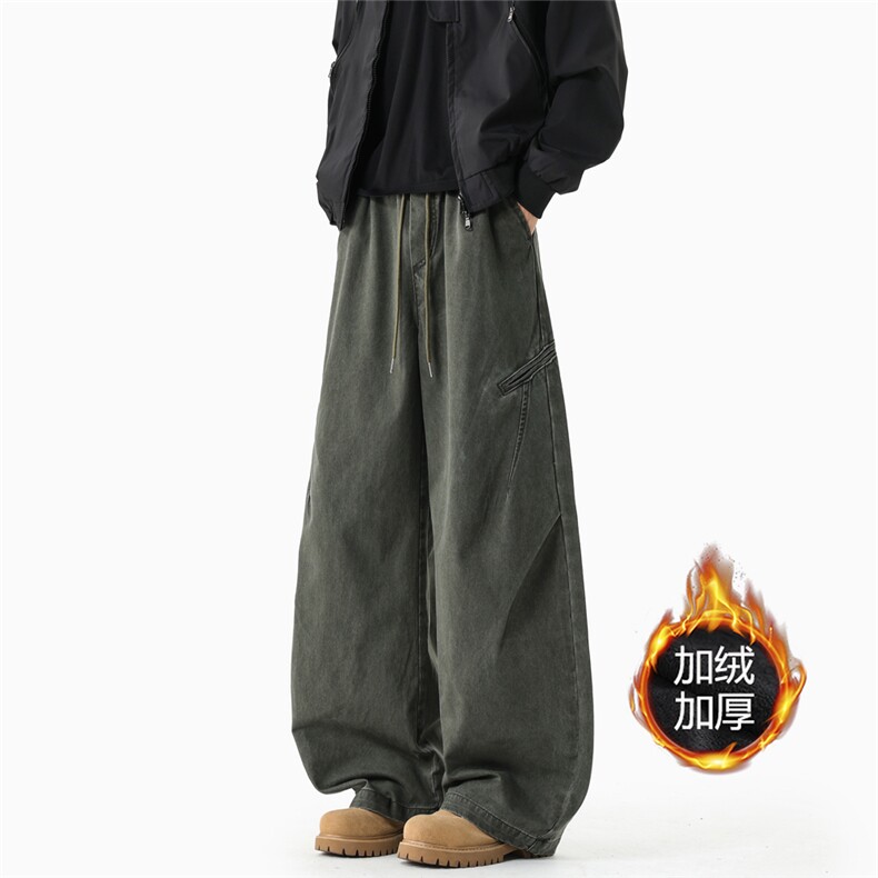 数据款松紧腰休闲裤KZ816-P58加绒P68，男装卫衣，电商B342