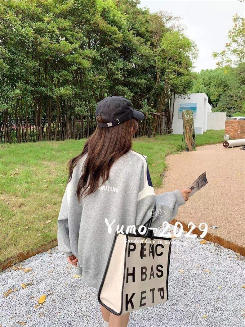 拼色印花立领开衫，其它，妤沫 Yumo