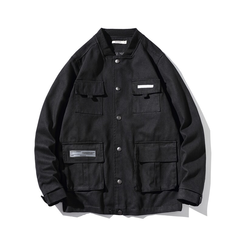 2021春秋季新日系白墙风大码男潮牌工装夹克棒球领外套J961-P75,男装夹克,电商A001