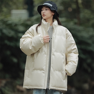 立领皮革加厚雪乡情侣款抗寒棉衣冬男女棉服
