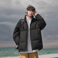 A408-23W8334*冬季纯色百搭立领羽绒服外套P198-新标90白鸭绒，男装羽绒服，电商A408