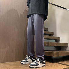 港风秋冬西装裤四色裤头宽松休闲长裤男K23309-P45控58，男装西服套装，星座717