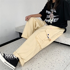 218-1-P43-TK03夏季宽松休闲直筒休闲裤，男装休闲裤，四季星座218-1