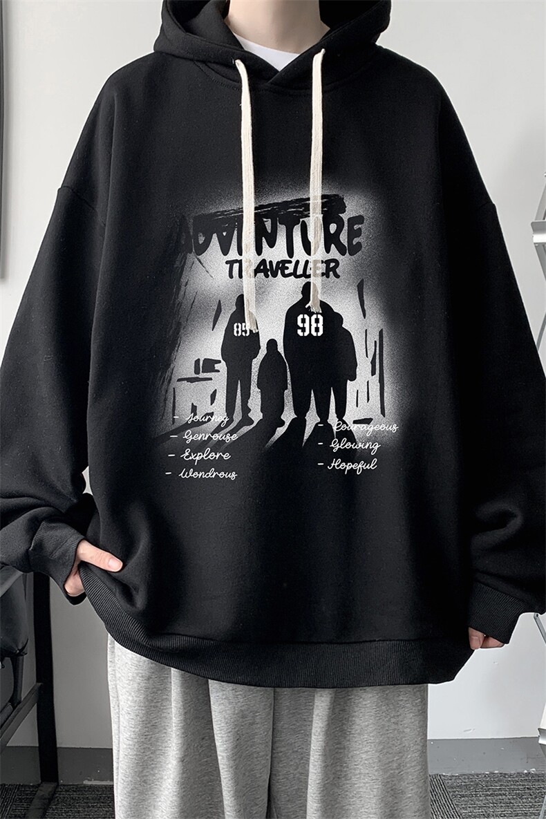 8XL连帽卫衣男大码胖子帽衫大号运动服WY2374-P35,男装卫衣,电商A040