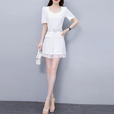 连体裤宽松柔软舒适宽松短裤2022年夏季时尚，女装连体裤，卡杰菲