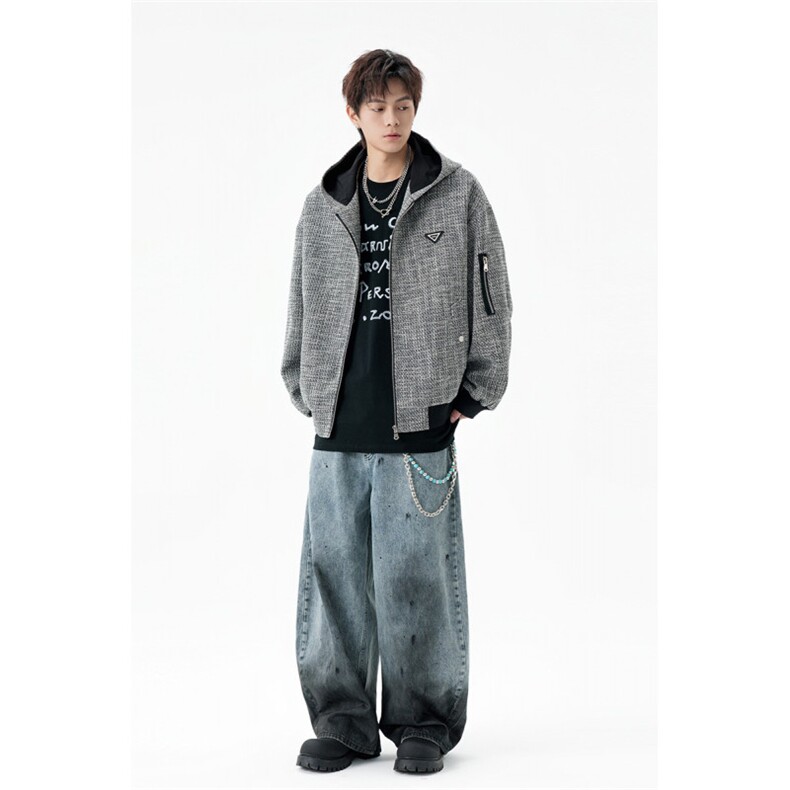 秋冬夹克男士连帽工装外套青少年学生上衣GS6912,男装夹克,星座1206（原A206）