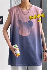 夏季港风宽松青少年休闲背心TC1105-P25图片