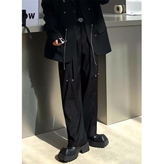 男休闲长裤垂感西裤春秋季百搭直筒宽松拖地阔腿裤KD14，男装休闲裤，星座1116A（原606A-3）