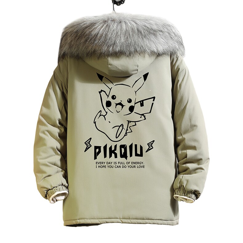 MM48078-P130冬季大毛领衣男士大码加厚袄男服砖墙,男装棉衣,电商A040A