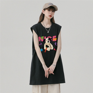 中性风新款夏季时尚百搭宽松卡通印花短袖T恤DT65008P25控38图片