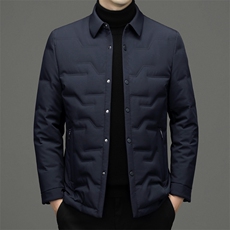 CD2330钱塘2020-2秋冬中老年商务休闲男士羽绒服翻领保暖外套P275，男装羽绒服，钱塘207-2
