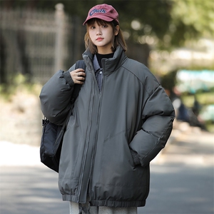 现货冬季美式休闲加厚雪山外套夹克立领纯色三防户外工装棉服图片