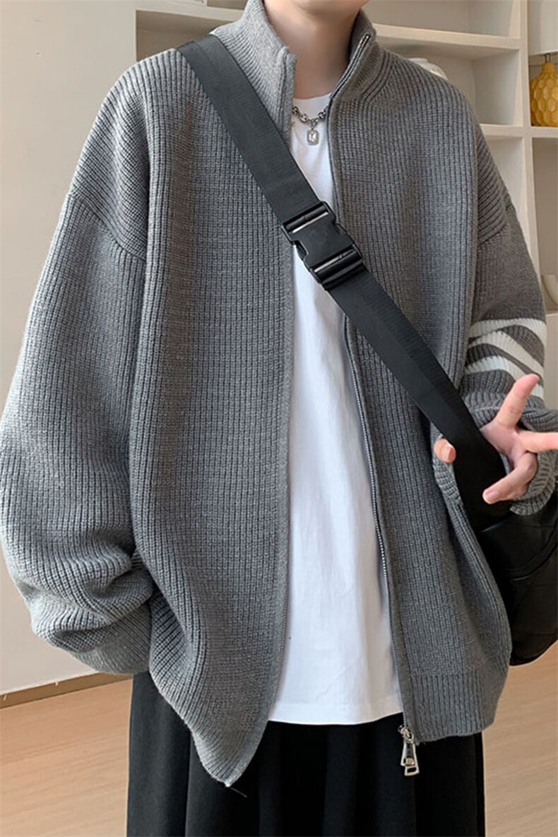 潮流宽松休闲毛衣潮牌高街针织衫A161-MZ0012-P55,男装针织衫/毛衣,电商A161