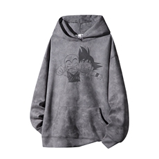 得物供货、重磅420克现货麂皮绒扎染卫衣HD019-1-WL25372ZR-P45，男装卫衣，电商019-1